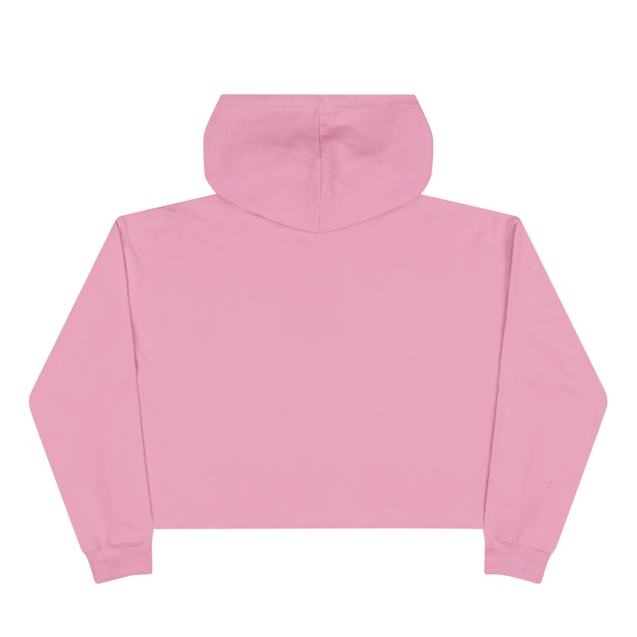 Crop Hoodie — 'Not Him Not Her Just Me' Minimalist Feminist Cropped Hoodie