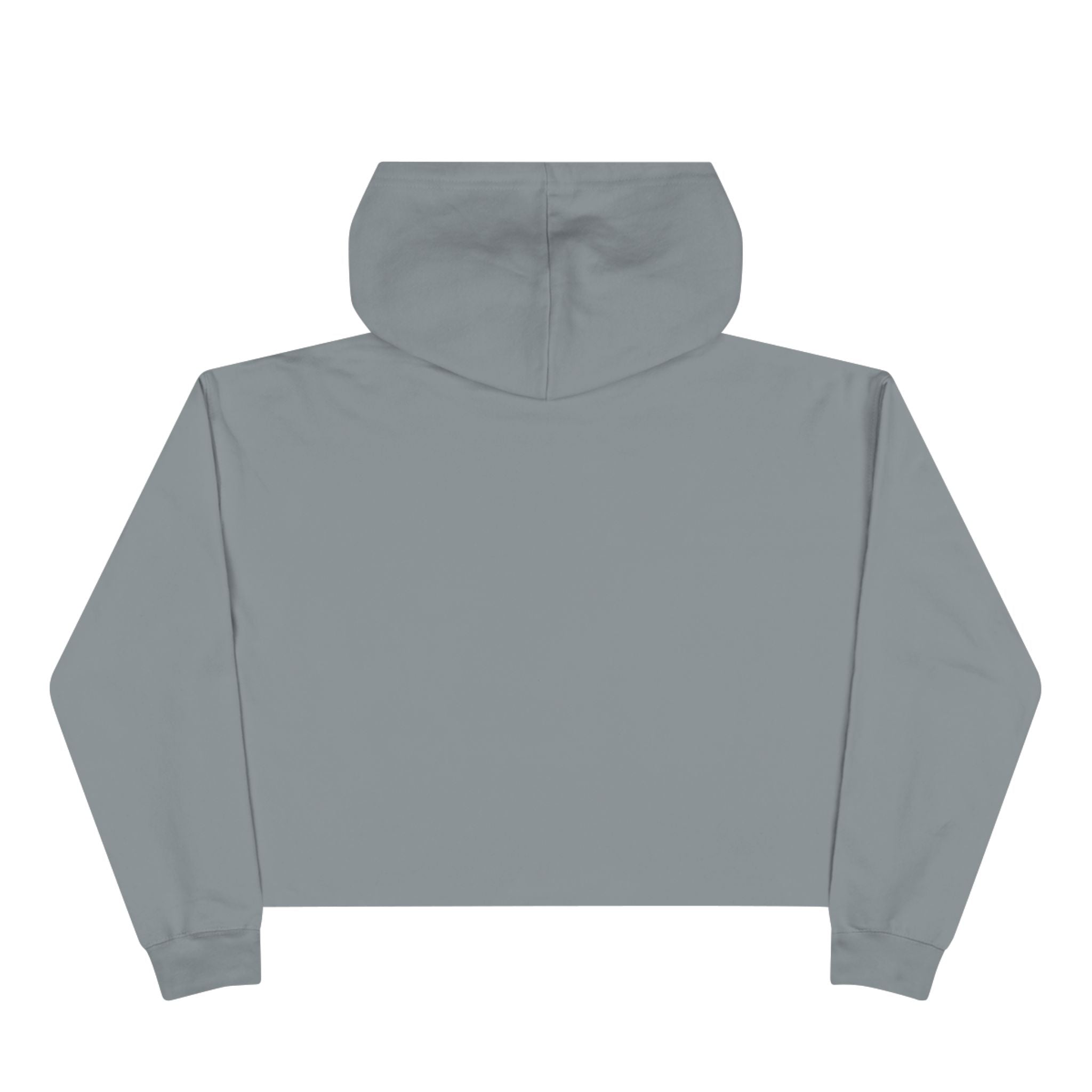 Crop Hoodie — 'Not Him Not Her Just Me' Minimalist Feminist Cropped Hoodie