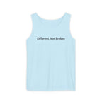 Different, Not Broken Tank Top — Mental Health Awareness Graphic Tank