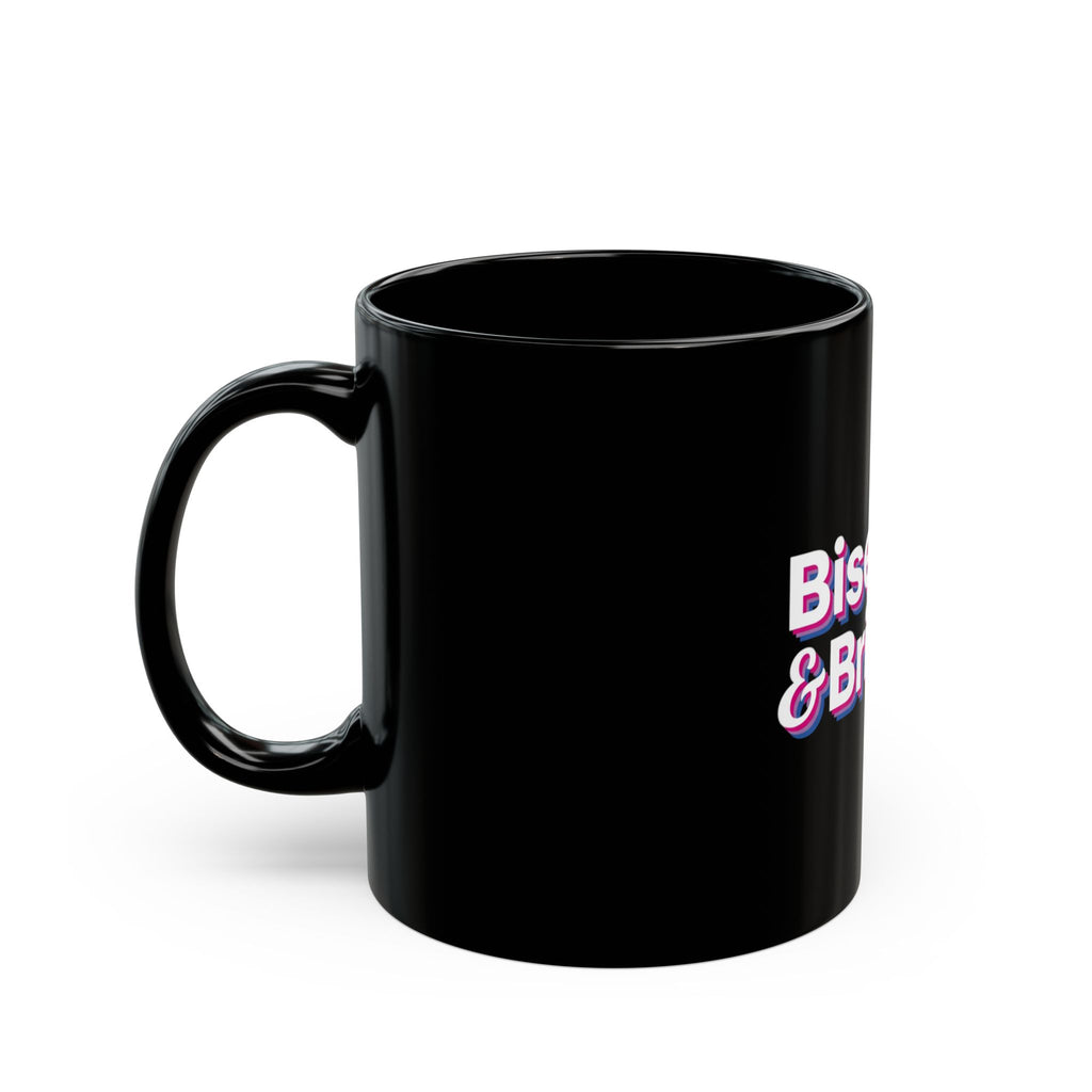 Bisexual & Brilliant Black Mug — Pride Coffee Cup (11oz, 15oz)