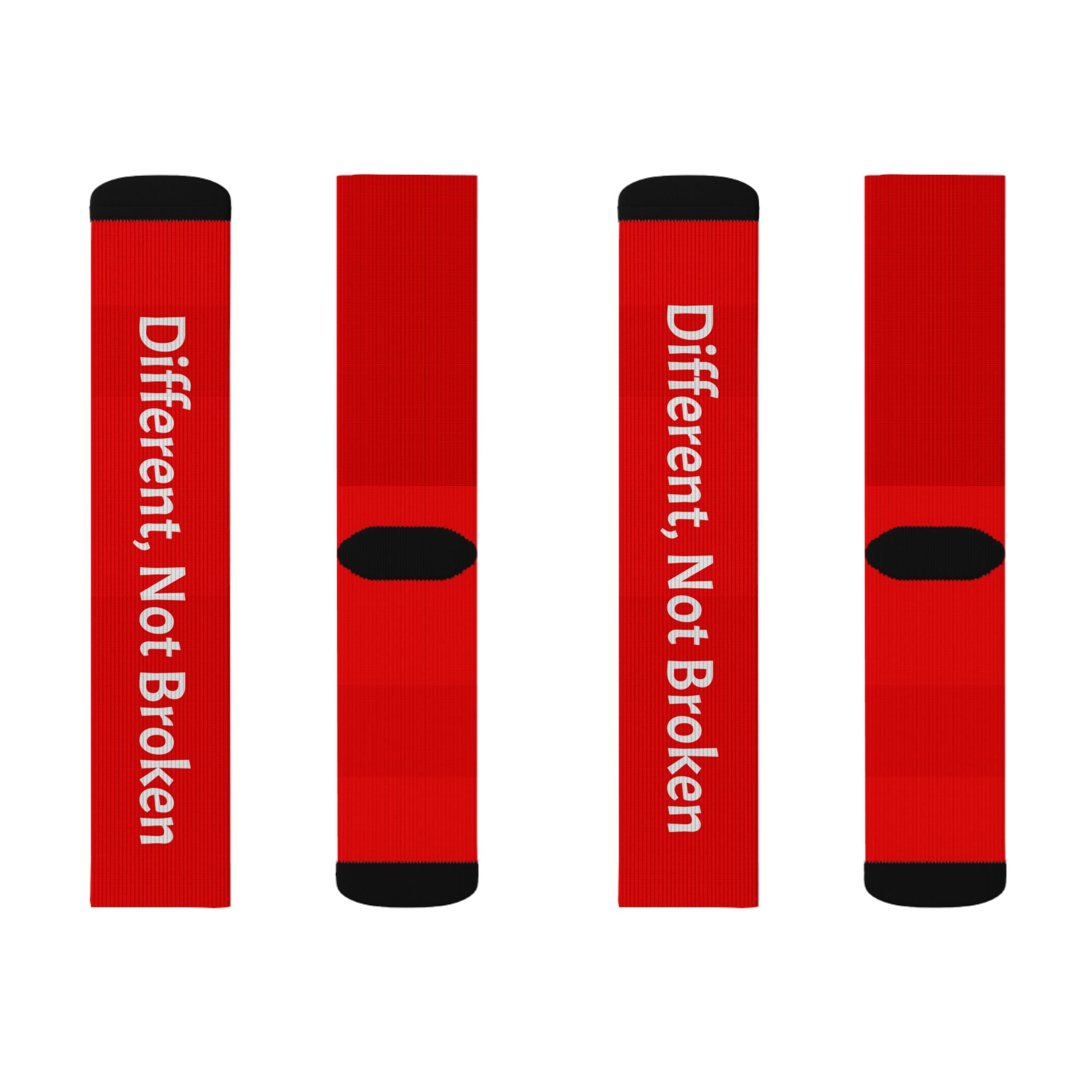 DNH l Red Crew Socks