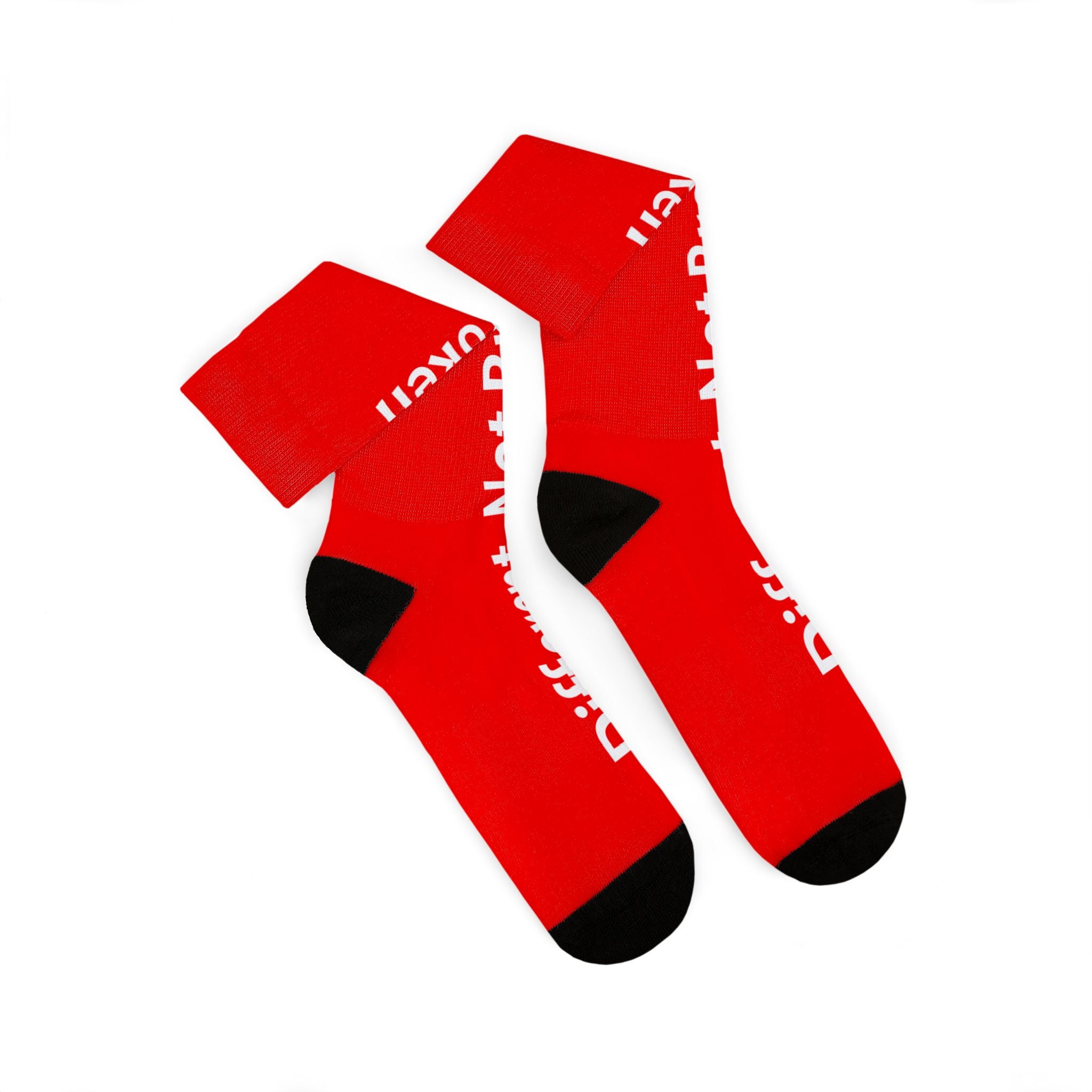 DNH l Red Crew Socks
