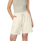 Fleece Sweat Shorts — Lightweight Garment-Dyed Lounge Shorts with 'Different Not Broken' Side Print
