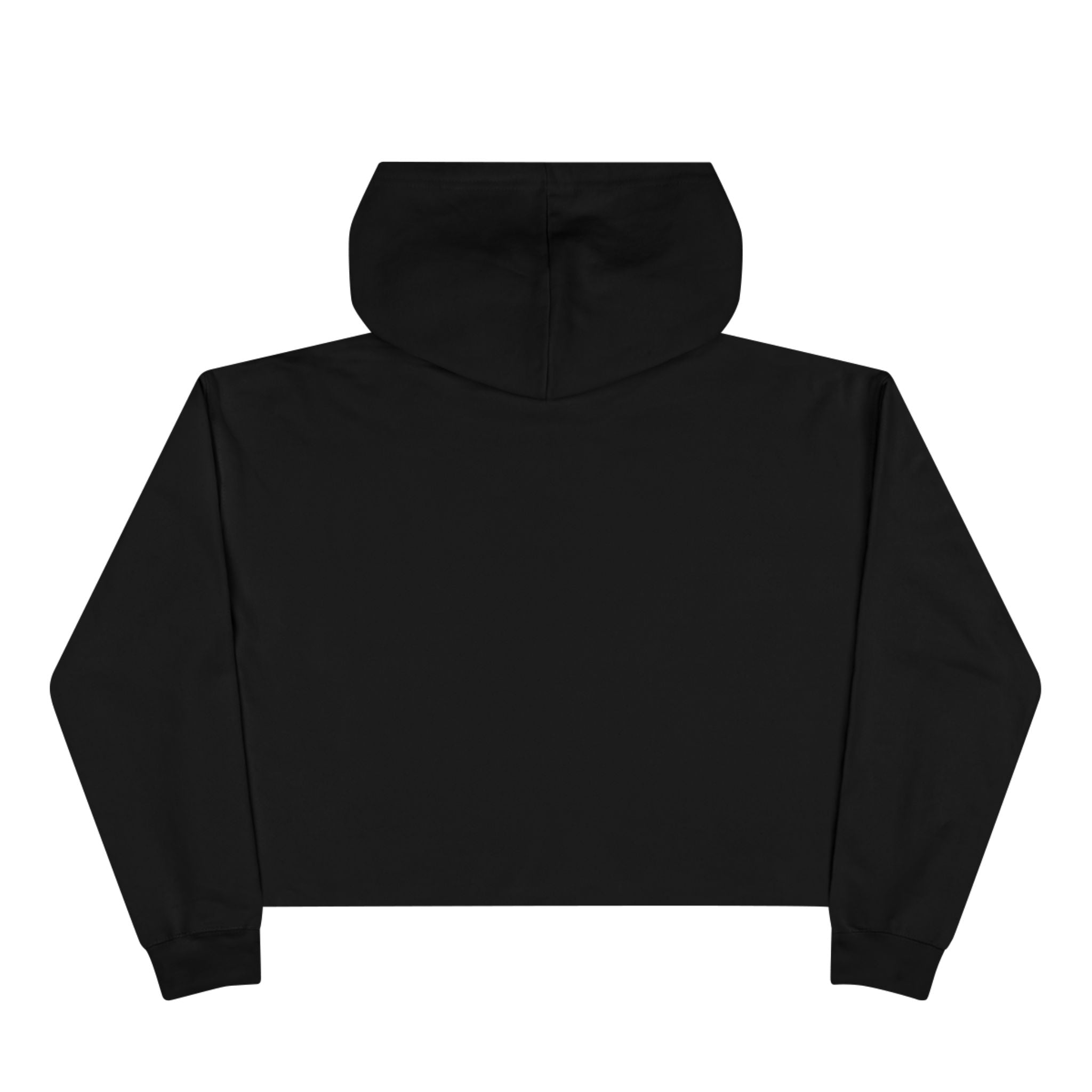 Crop Hoodie — 'Not Him Not Her Just Me' Minimalist Feminist Cropped Hoodie