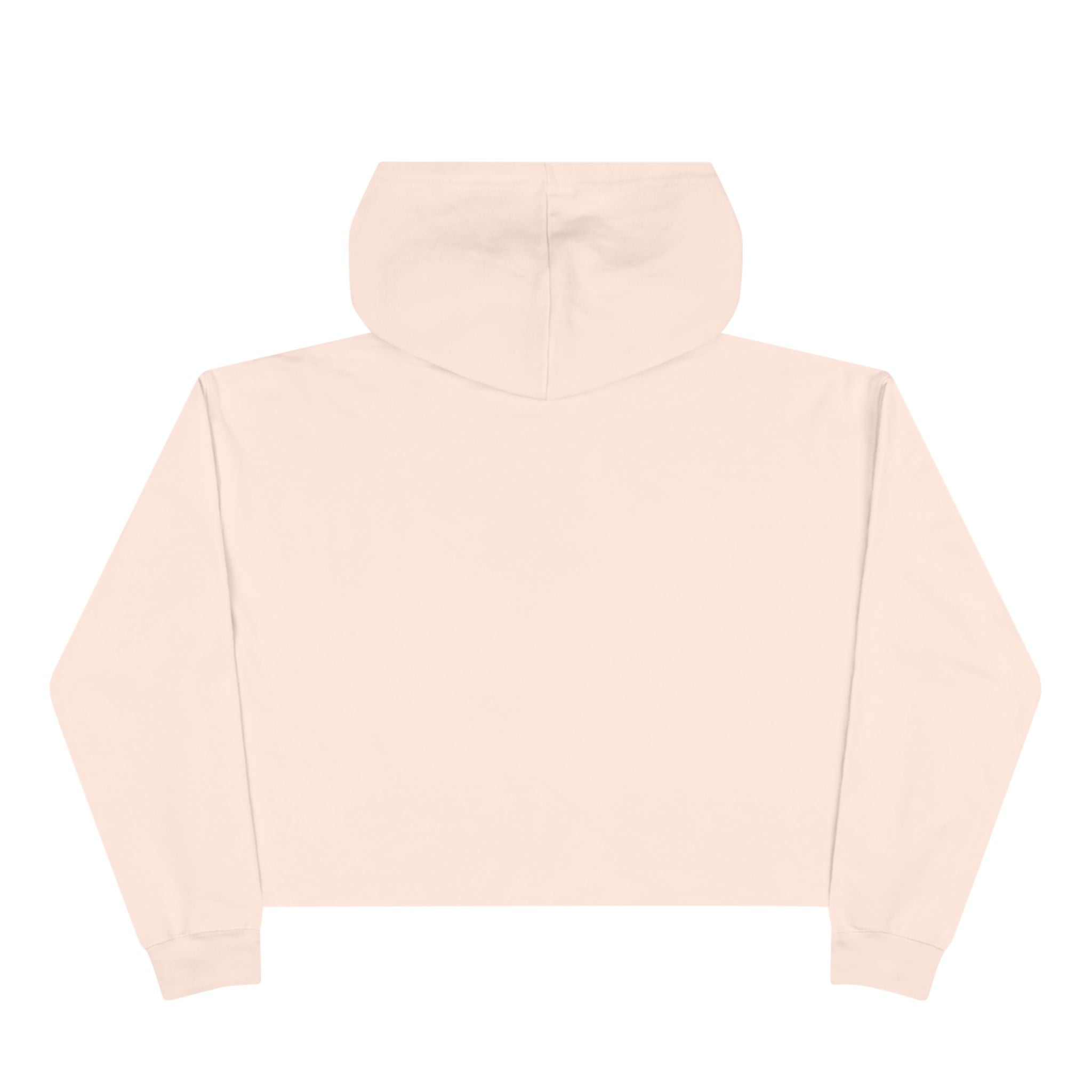 Crop Hoodie — 'Not Him Not Her Just Me' Minimalist Feminist Cropped Hoodie