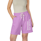 Fleece Sweat Shorts — Lightweight Garment-Dyed Lounge Shorts with 'Different Not Broken' Side Print