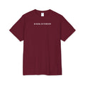 Core Cotton Tee — "Bi Now, Bi Forever" Minimalist Pride T-Shirt