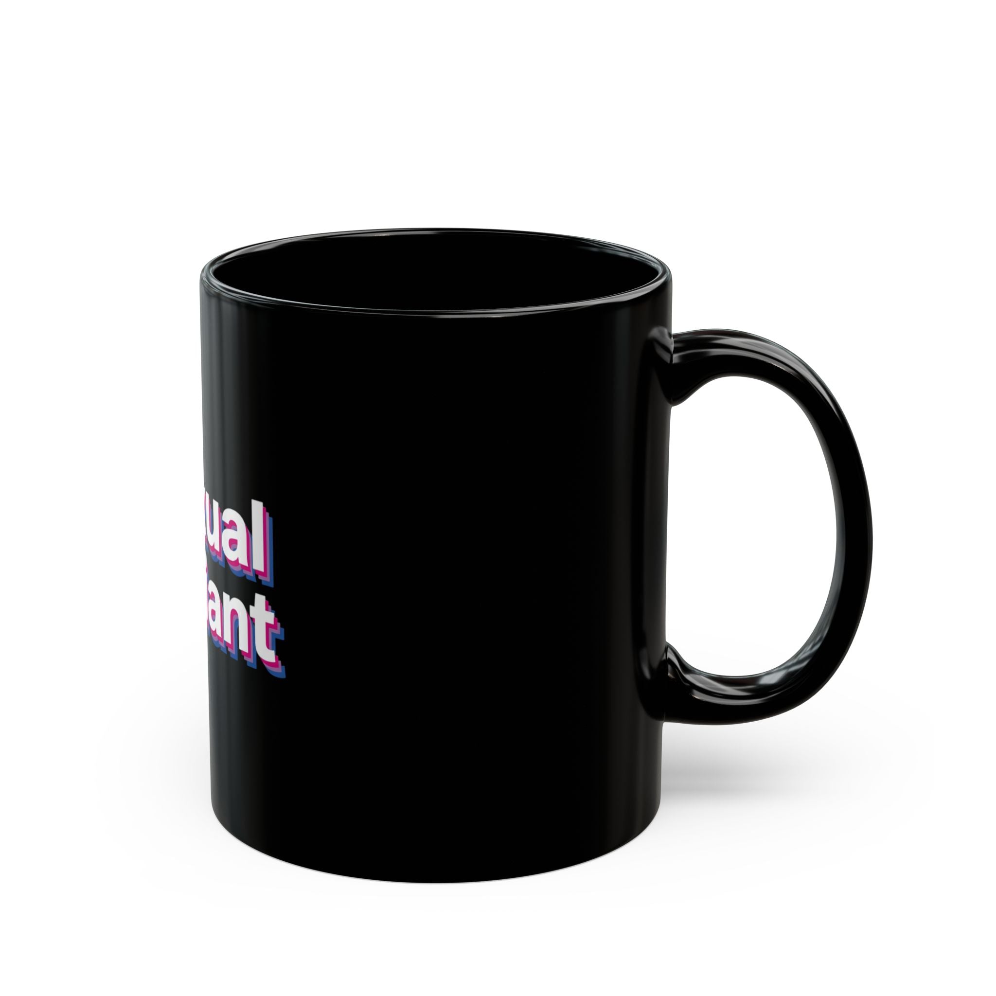 Bisexual & Brilliant Black Mug — Pride Coffee Cup (11oz, 15oz)