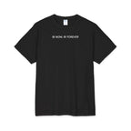Core Cotton Tee — "Bi Now, Bi Forever" Minimalist Pride T-Shirt