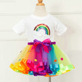 Rainbow Sequin Skirt Set (Kids)
