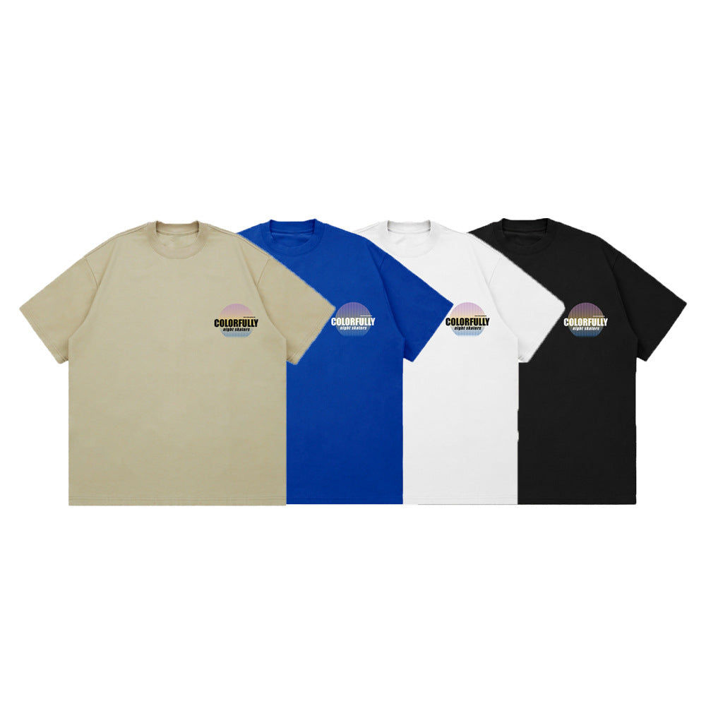 Rainbow Gradient Cotton Tee