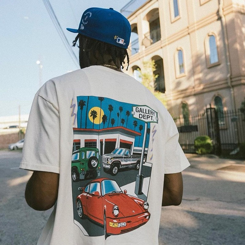 Vintage Rainbow Graffiti Unisex Tee