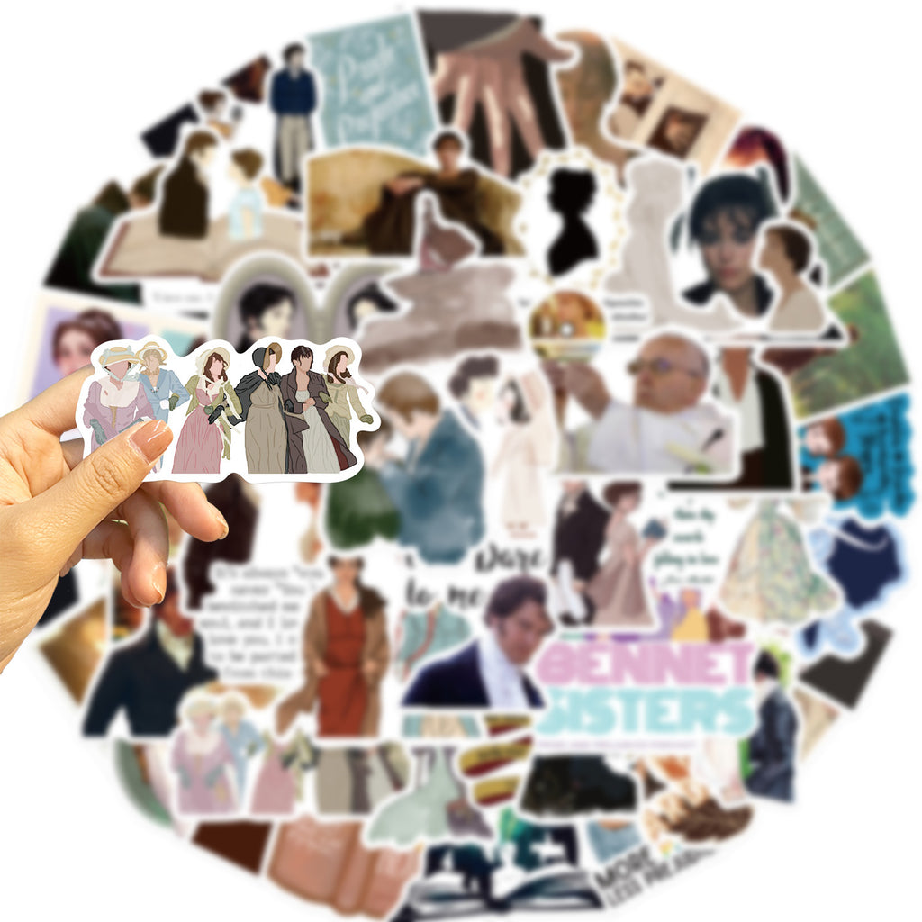 Pride & Prejudice Sticker Pack (50 Sheets)