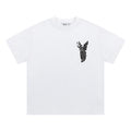 Rainbow Cartoon Letter Print Couple Tee