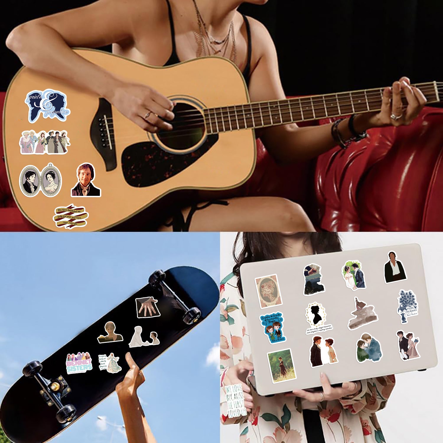 Pride & Prejudice Sticker Pack (50 Sheets)