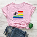 Love Rainbow Print Unisex Tee