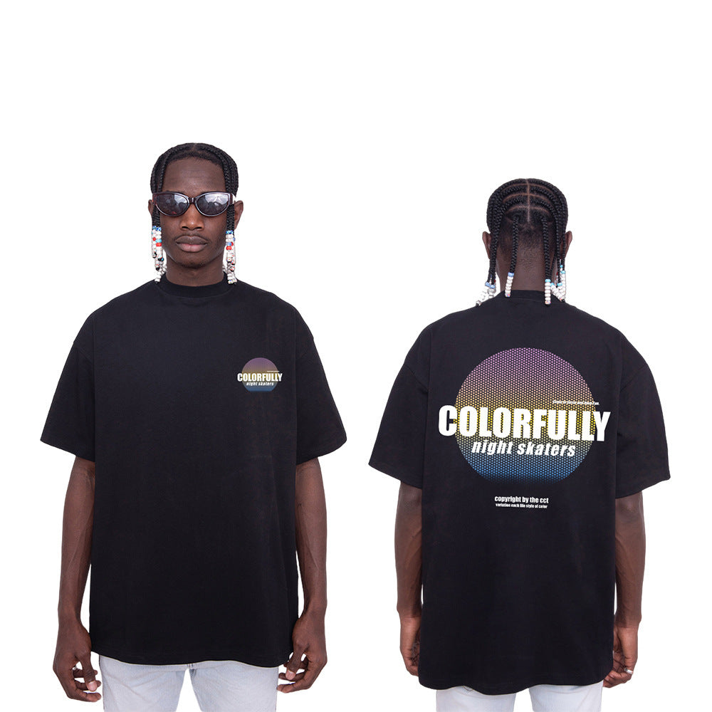 Rainbow Gradient Cotton Tee