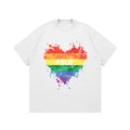 Rainbow Heart Print Tee