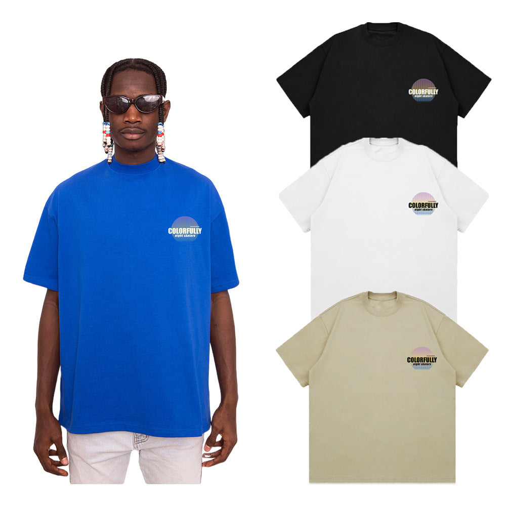 Rainbow Gradient Cotton Tee