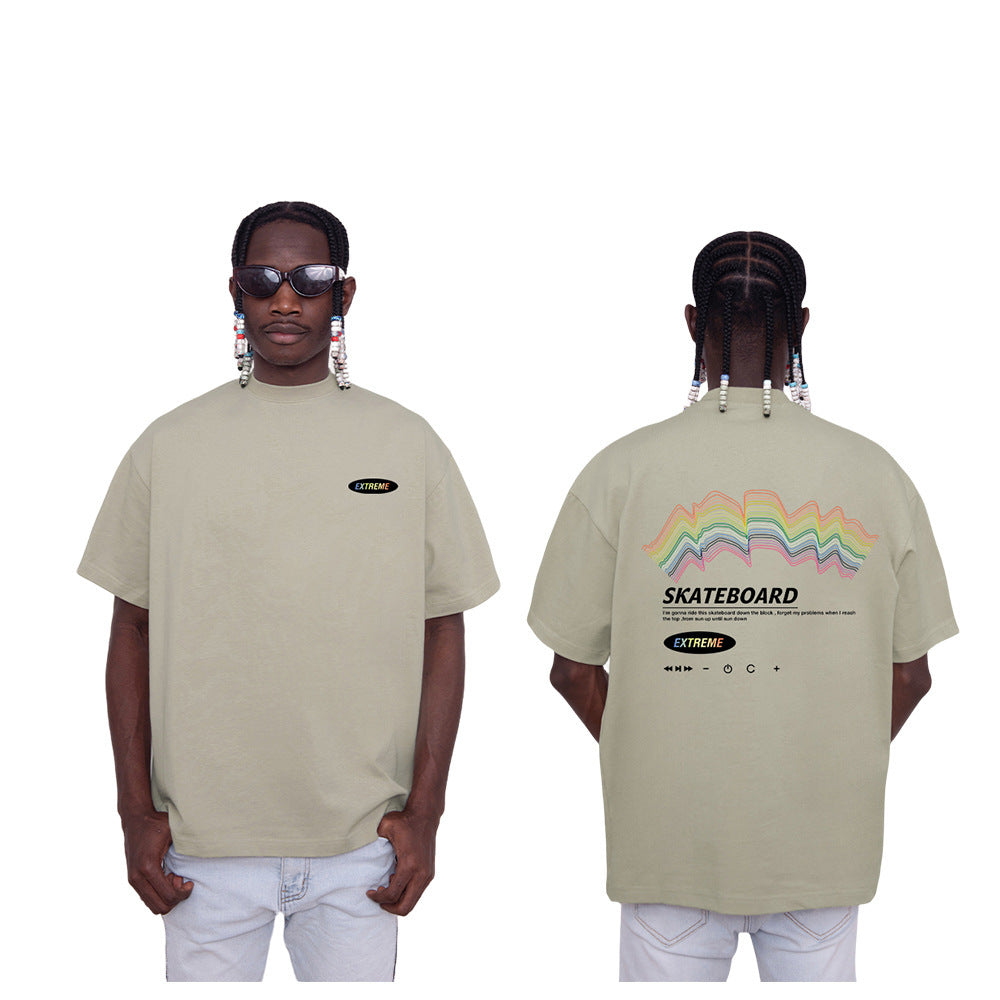 Rainbow Stripe Classic Tee